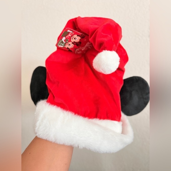 Disney Parks Mickey Mouse Christmas Santa Hat with Ears – NWT (New with Tags)